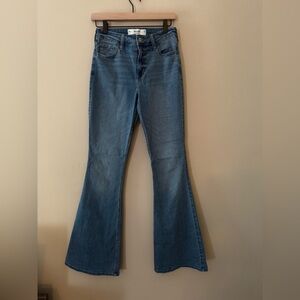 Hollister Women's Wide Leg Jeans in Blue